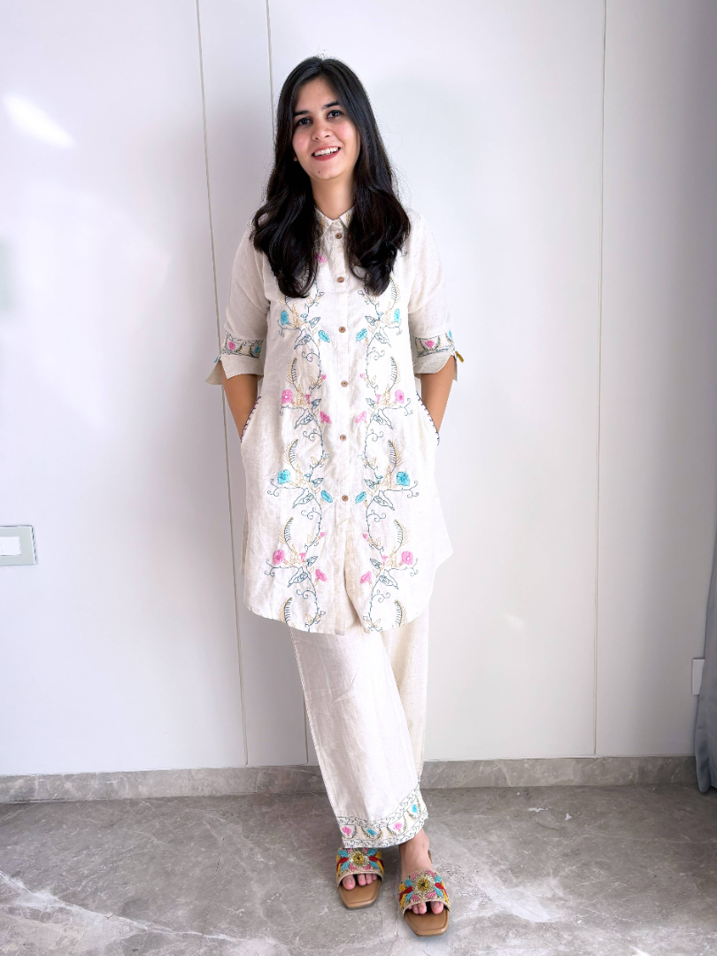 Jute Cotton Co-ord Set